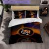 Set Biancheria da Letto a 3 Pezzi Hull City Football Morbido Set Copripiumino con Federe Set Decorazione Camera da Letto per la Casa