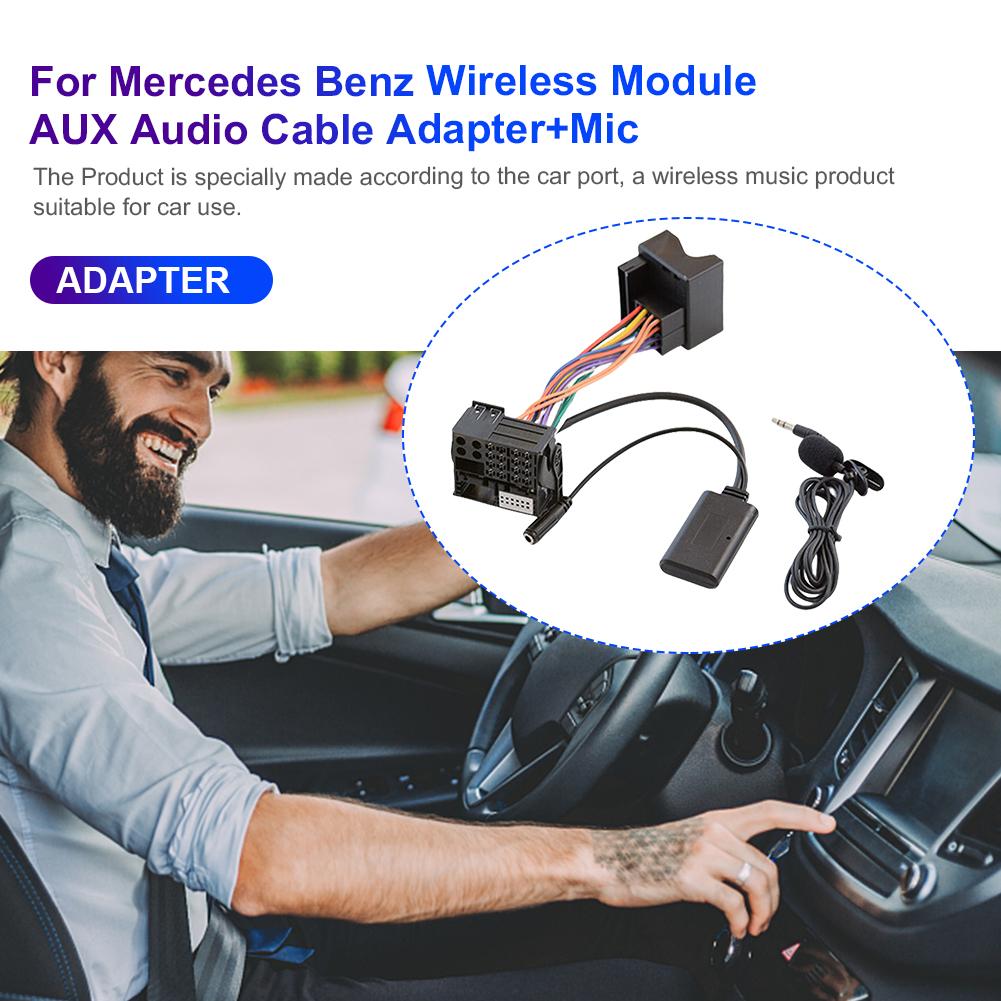 Audio MP3 Music Adapter with Microphone Car Stereo Bluetooth-Compatible Kit Audio 20 30 50 APS for Mercedes-Benz W251 W221 R230
