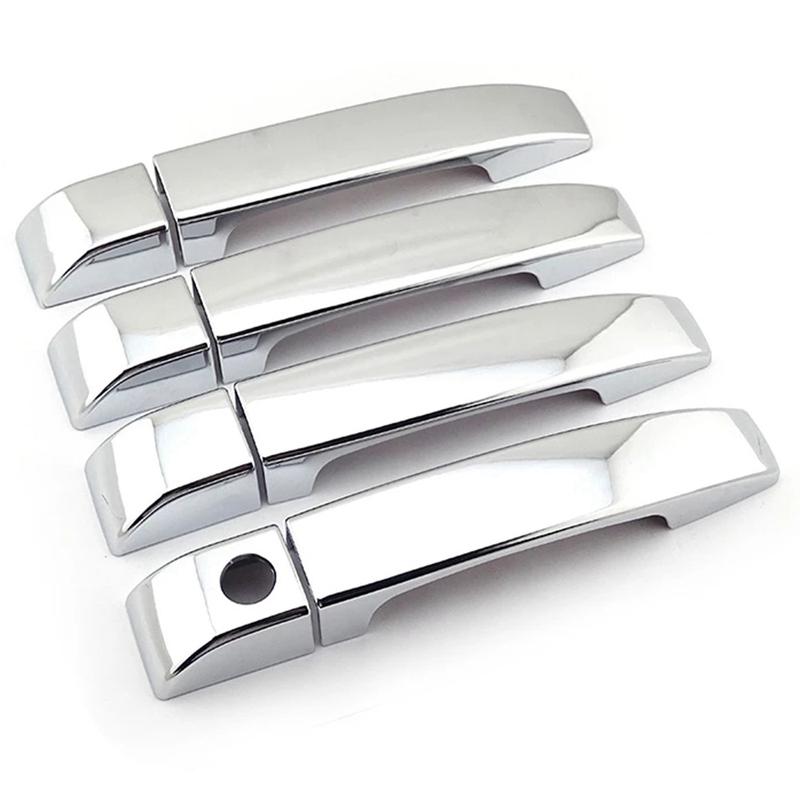 Silver Door Handle Covers Trim For Land Rover Range Rover L322 2002-2012