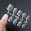 100Pcs Short Matte False Nails Full Cover Coffin Square Almond Press On False Nails Soft Gel Nail Tips Manicure Extension Tools
