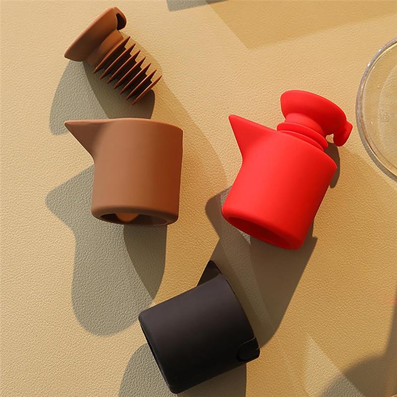B97A-Silicone Wine& Champagne Stopper Set- Ultimate Leakproof Beverage Bottle Sealers For Home, Portable Wine Saver For Bar