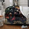 1 Stück Harry Potter, Hogwarts Decke Leichte Flanelldecke für Sofa, Bett, Reisen, Camping, Wohnzimmer, Büro, Couch, Stuhl und Bett