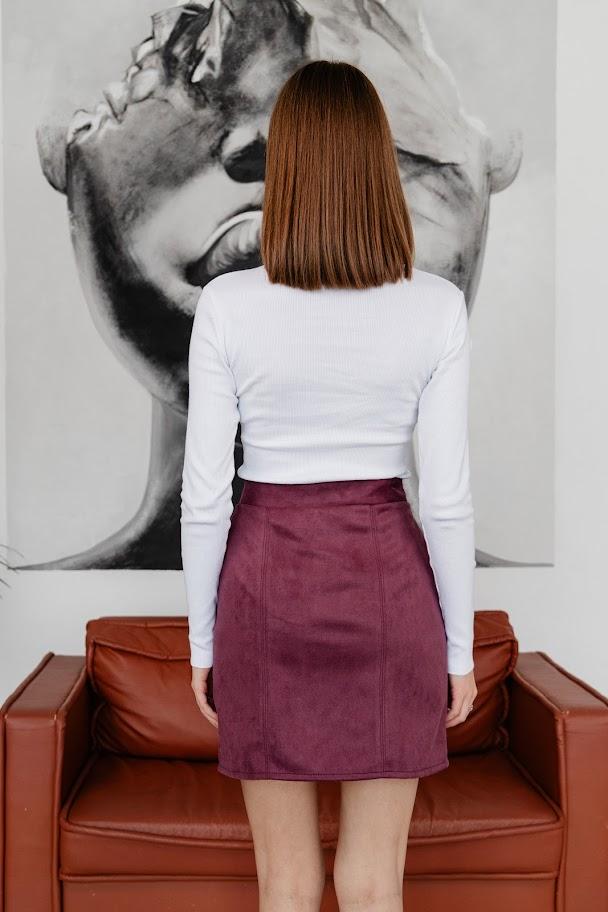 Damen Geripptes Langarmshirt – Stretch-Passform & Stilvolles Ausschnittdetail, Jede Jahreszeit, 8387-019 HC