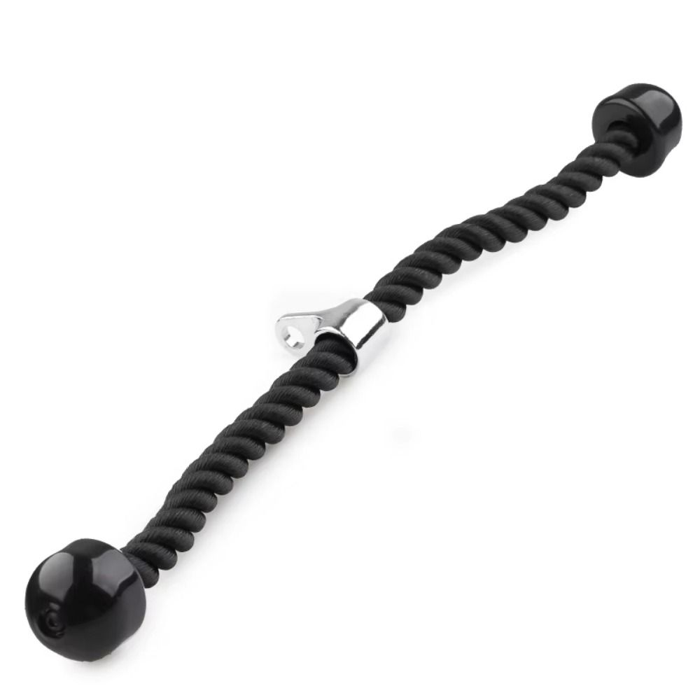Portable Triceps Pull Down Rope Heavy Duty Stable Fitness Attachment Cable Muscle Training Multi-Use Biceps Rope