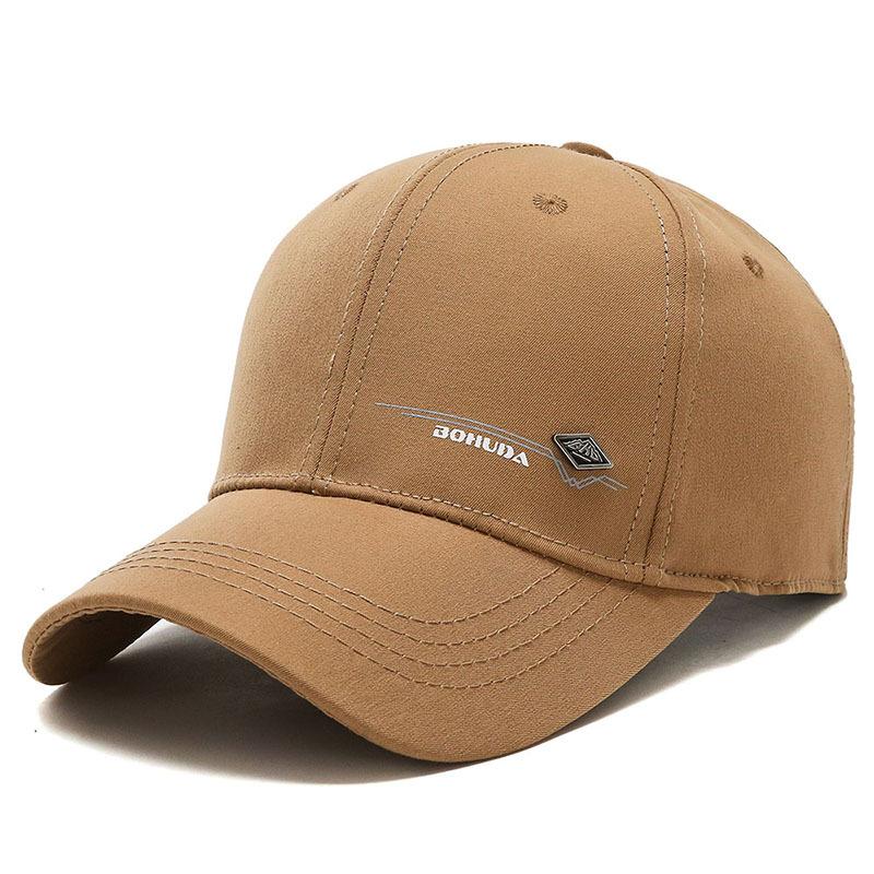 JYL TS DIY Men Spring Cap Middle-aged Outdoor Casual Sunshade Baseball Hat
