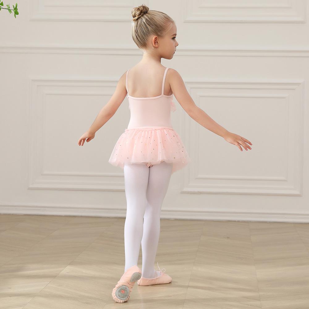 Girls Kids Dance Leotards for Ballet Dance Dress Sleeveless Ballet Dress Stage Performance Costumes