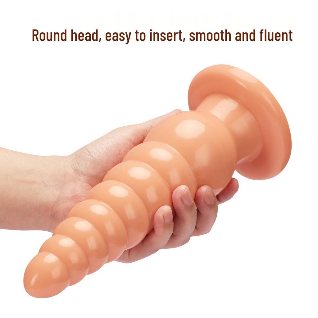 Giant Eight-Section Anal Plug Erotic Toy for SM Stimulation