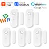 Tuya WiFi Door Sensor Close Open Window Detector Smart Life APP Remote Control Notification Home Security Alarm For Alexa Google