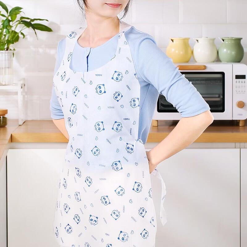 MARYYA Disposable Printed Kitchen Aprons, 100 Count