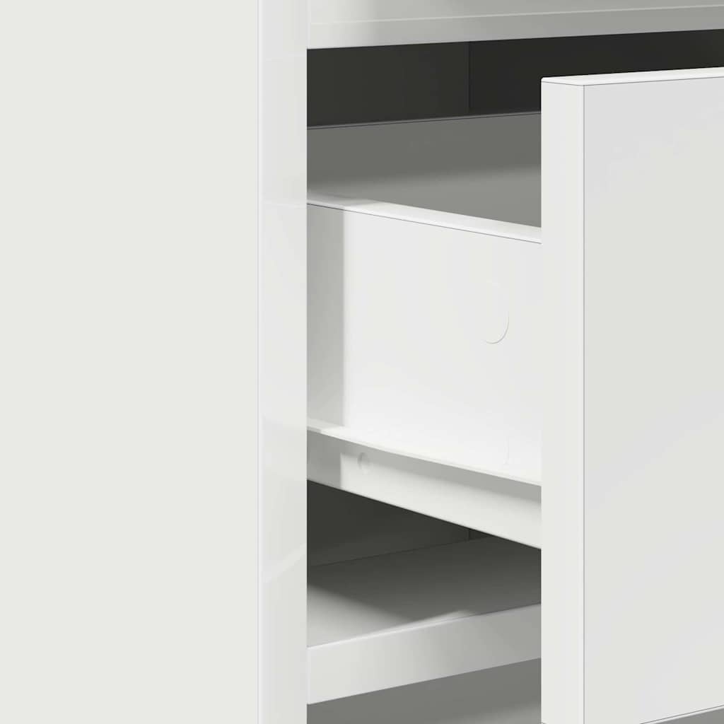Makeup Table with Door 2 pcs White 50 x 41 x 135 cm Particleboard