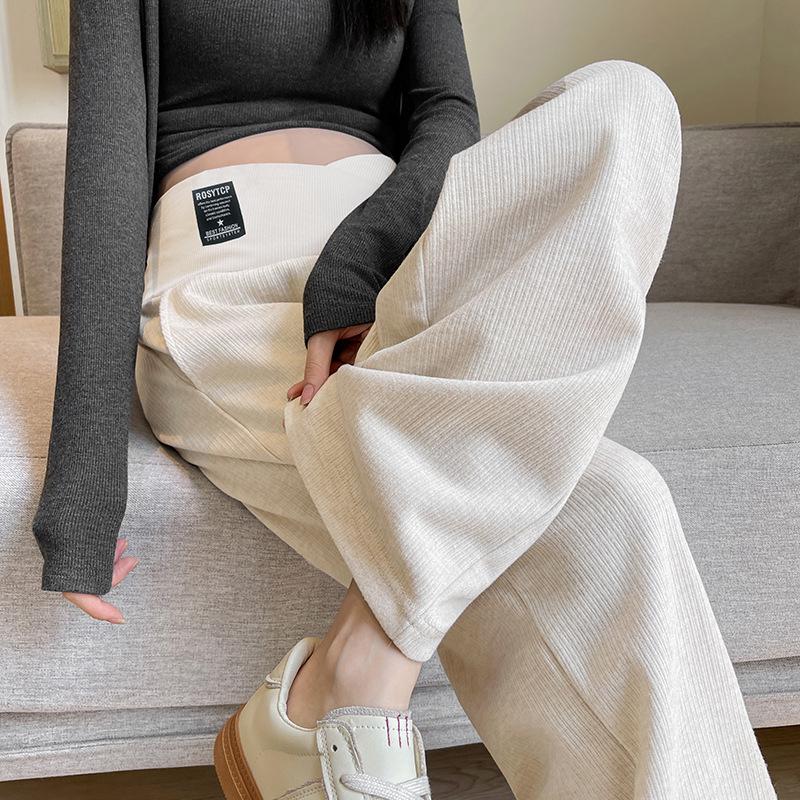 

Spring/Summer Maternity Wide-Leg Warm Pants - Plus & Petite Sizes Available L (suitable for 110-135 jin)