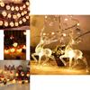 Beautifully Crafted Led Christmas String Lights With Classic Santa And Snowman Figures For Joyful Atmosphere