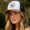 Unisex Geborduurde Trucker Pet Mesh Baseballpet Zomer Buiten Zonbescherming Trend Pet Pet Voor Mannen Vrouwen