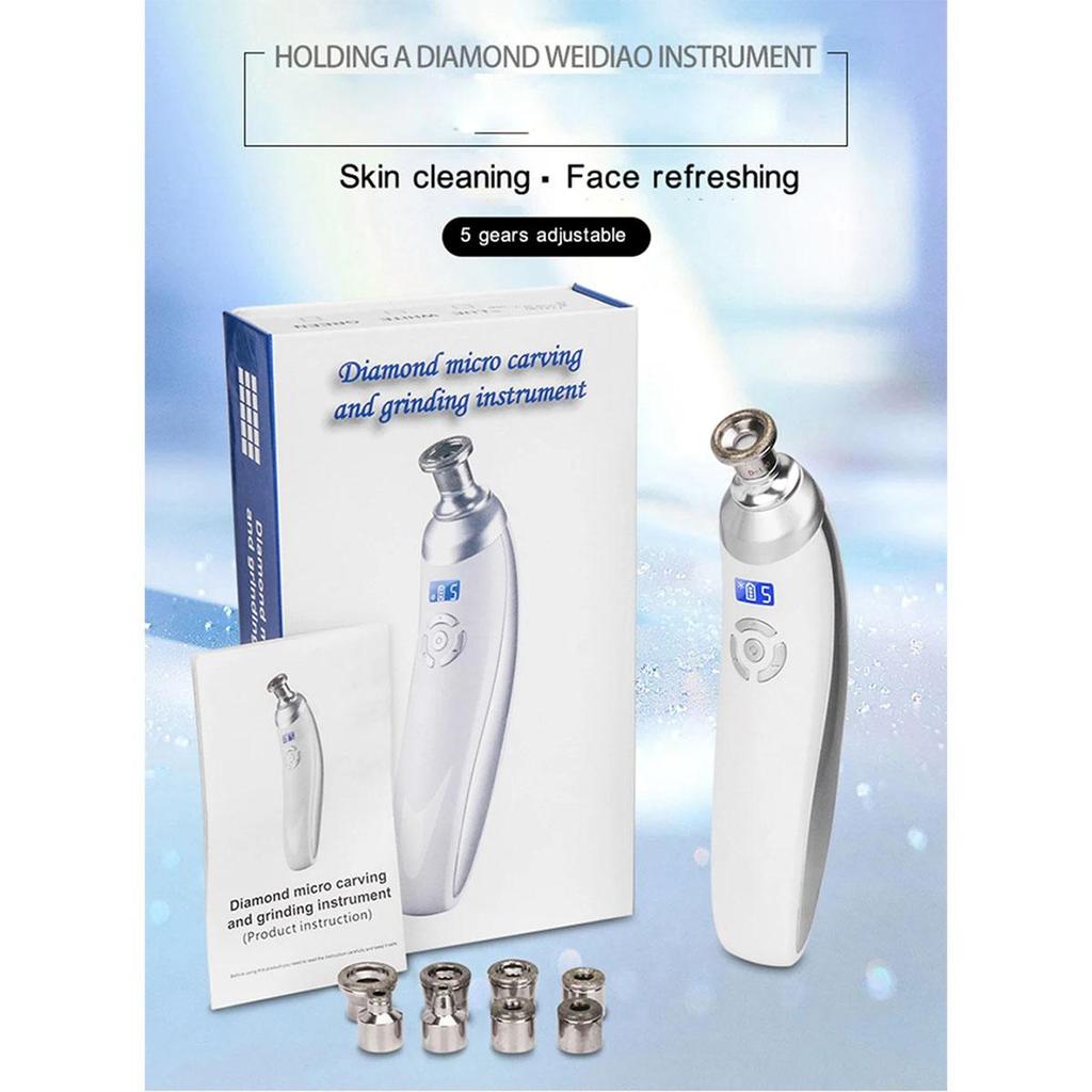 Diamant-Dermabrasion, Gesichtspflege, Schönheitsgerät, Entfernung von Narben, Akne, Porenpeeling, Massagegerät, Mikrodermabrasion, Heimgebrauch