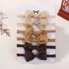 6Pcs/Set Sweet Colorful Ribbon Bowknot Elastic Headband for Baby Girls Ties Headwear Infant Kid Hair Accessories Diademas Gifts