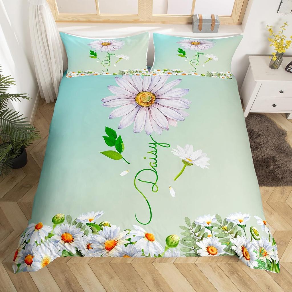 Spring Themed Duvet Cover For Kids Teens Quilt Covers Lightweight Down Room Decor Queen Size 2 Pillowcase 1 Duvet Cover No Quilt