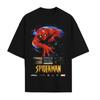 2026 New  Vintage Video Game Oversized TShirt Men Women Washed Black Cotton Tee Marvel Superhero Streetwear Tops