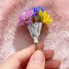 Tragbarer Blumenstrauß-Clip, charmanter Blumenstrauß-Clip, Blumenstrauß-Clip für Damen, elegante Ansteckblume, Perfekt für Hochzeiten, Jubiläen