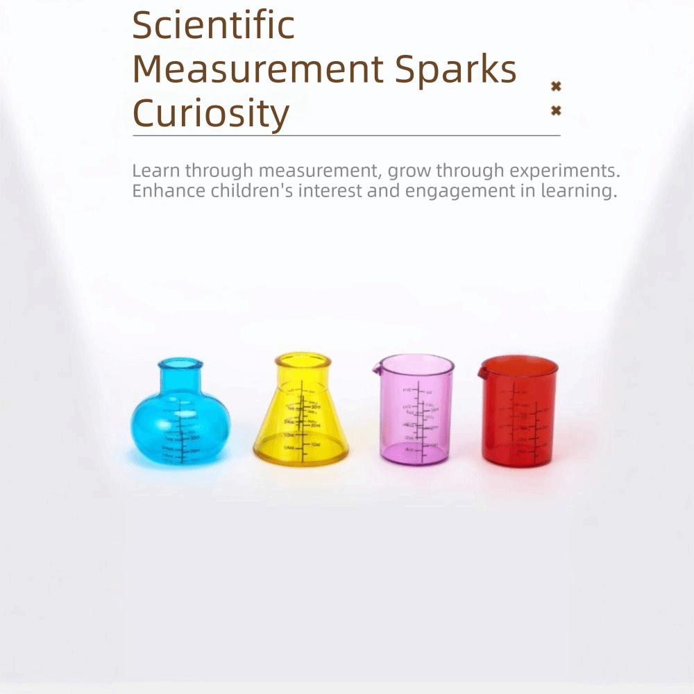 Sensory DIY Liquid Measure Tool Educational Science Experiment Cups Teaching Aid