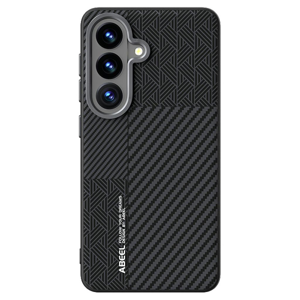 ABEEL For Samsung Galaxy S26 / S26 Pro Magnetic Case PC + TPU + Aluminum Alloy + PU Leather Slim Phone Back Cover