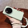 Applicable To Xiaomi Mi 11 Ultra Mobile Phone Case SPro New High-end Liquid Silicone Wristband Lanyard Anti-drop  Cover