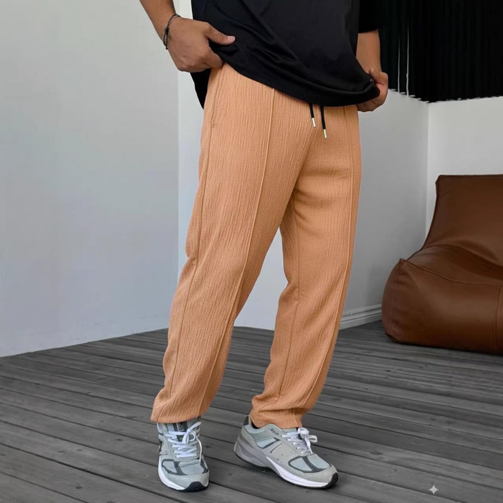 

Men s Fashionable, Lightweight, Breathable, Sporty And Casual Long Pants. Men s Pleated, Textured, Quick-drying And Cool Long Pants. XXXL