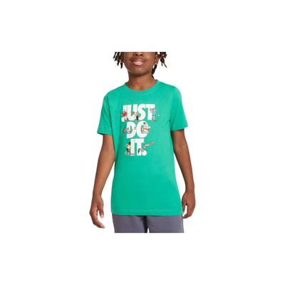 Tricou Sport pentru Copii Mari cu Litere Imprimate Tricou Copii Verde Sport FN9667324