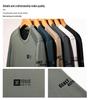 Men's Long Sleeve Round Neck Sweatshirt - Thick Velvet, Warm Base Layer for Autumn/Winter Fashion