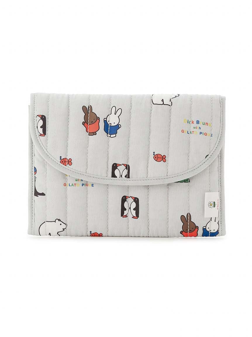 

Gelato Pique DickBruna Quilted Print Maternal and Child Health Handbook Gray All-Over Case, Medium, PWGG254543, Women s, сірий колір