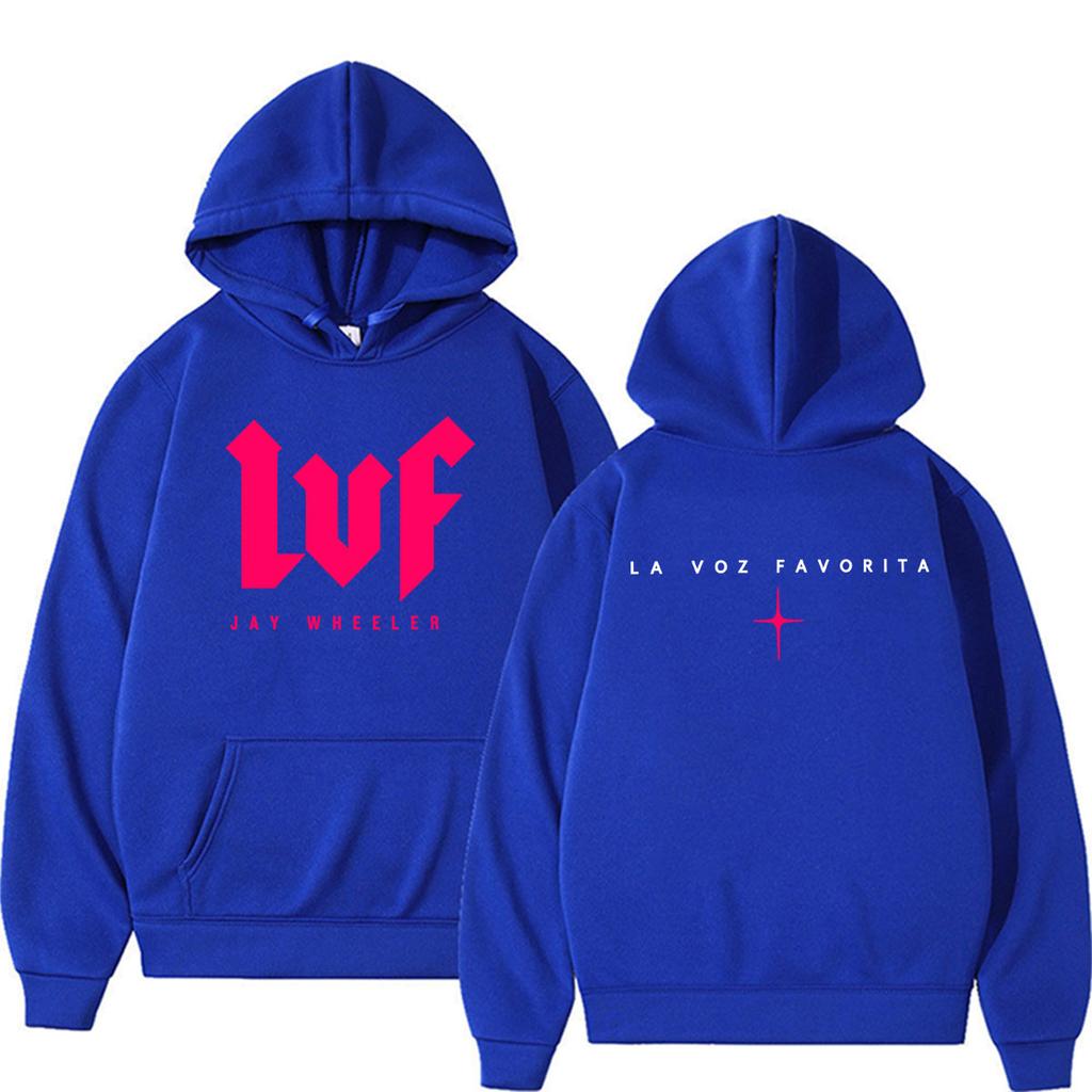 Unisex Woman'sRapper Jay Wheeler La Voz Favorita Tour New Album Hoodies Men's Harajuku Hip Hop Streetwear Sweatshirt Casual High Quality Hoody
