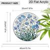 Acrylic Forget-Me-Not Flower Suncatcher Stained Glass Effect Window Hanging Ornament Flower Lover Gifts
