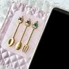 Silicone Spoon Fork Shape Mold Heat Resistant For DIY Crafts Resin Soap Candle Jewelry Making Kitchen Baking Tool