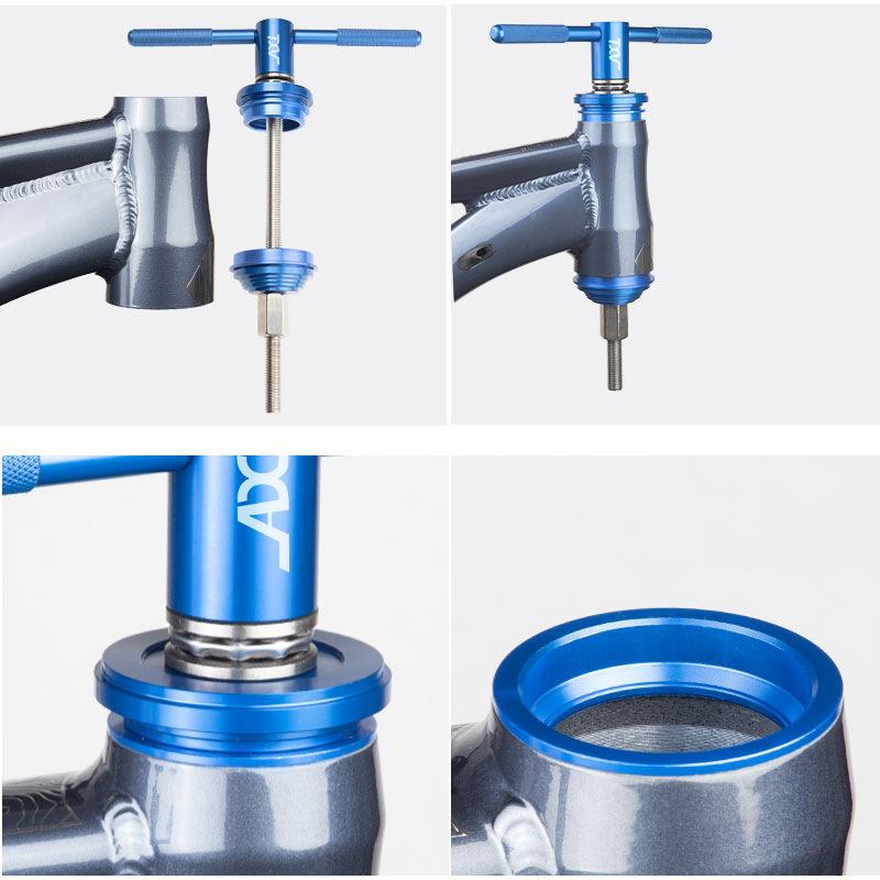 AXI Bicycle Press-In Bowl Set Installation Tool Press-In Center Shaft Chain Cutter Removal Repair Tool High Strength Aluminum