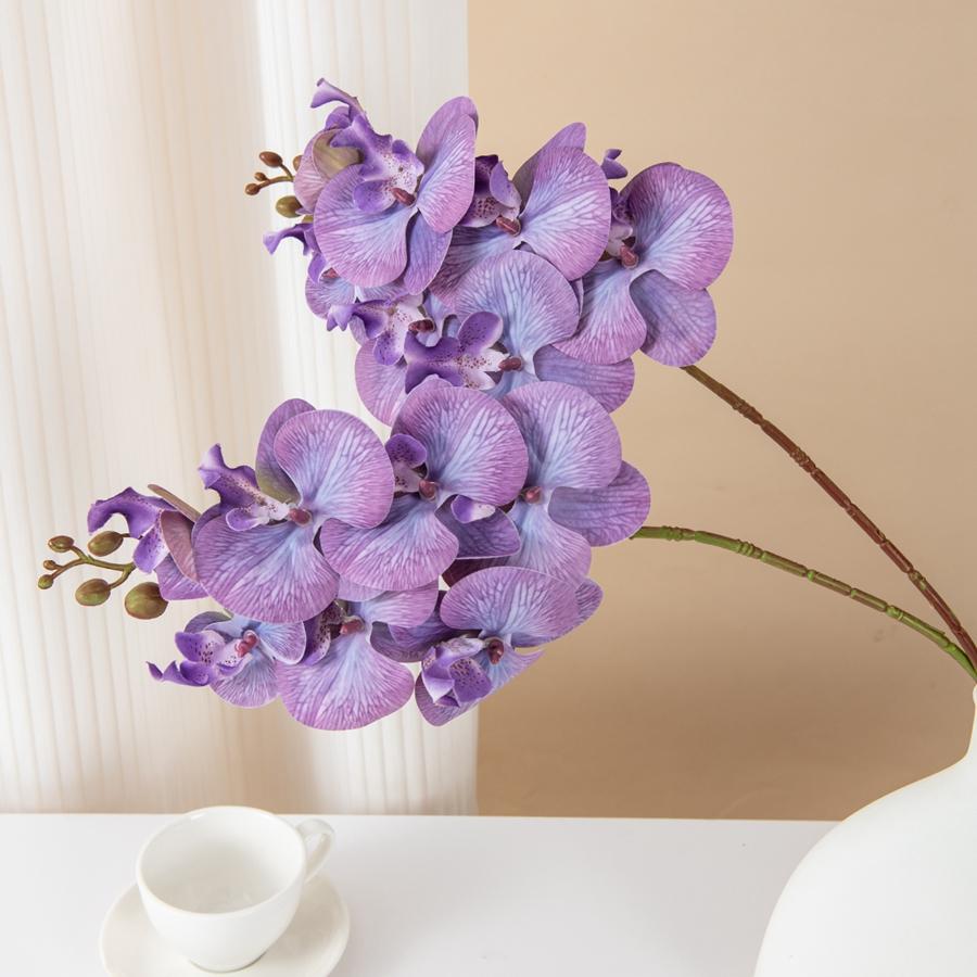 Silk Artificial Flower moth orchid Home Room Vase Table Decor Wedding Bridal Bouquet Outdoor Garden Wreath Party Diy Gift Props