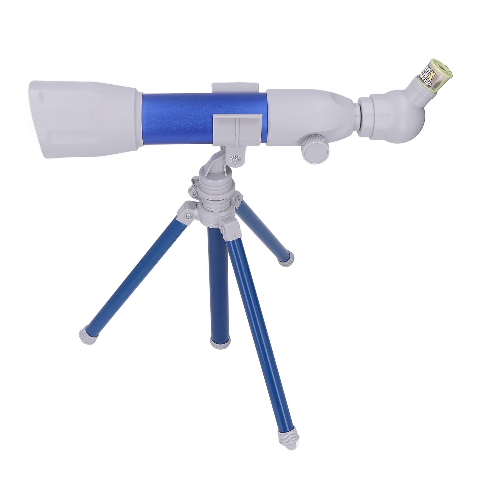 Kids Telescope Educational HD Viewing Manual Knob 3 Different Magnifications Astronomical Telescope for   3 Years Old