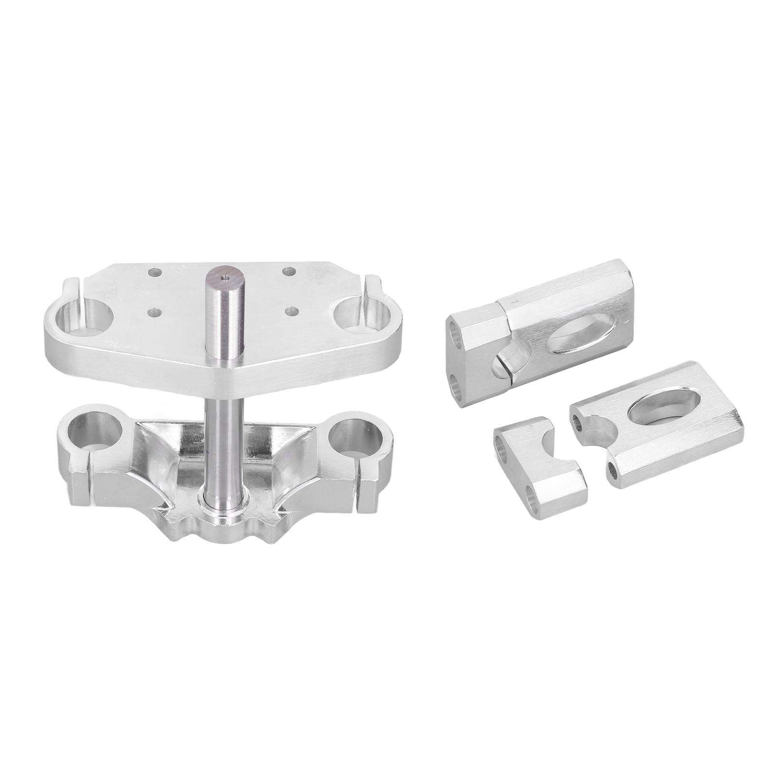 

Motorcycle Upper Lower Plate Handlebar Riser Mount Bar Shock Absorber Direction Device Universal