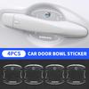 4 Stück Autotürschale Griffschutz Aufkleber Transparent Kratzfest Folie Für Volvo RDESIGN XC60 XC90 S60 S80 S60L V40 V60 AWD