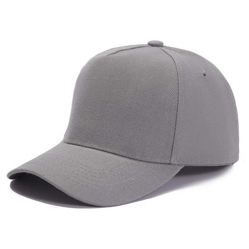 Mao Qing Five-Piece PVC 6-Panel Baseball Cap Printed Embroidery Heat Transfer Logo Advertising Plain Outdoor Travel