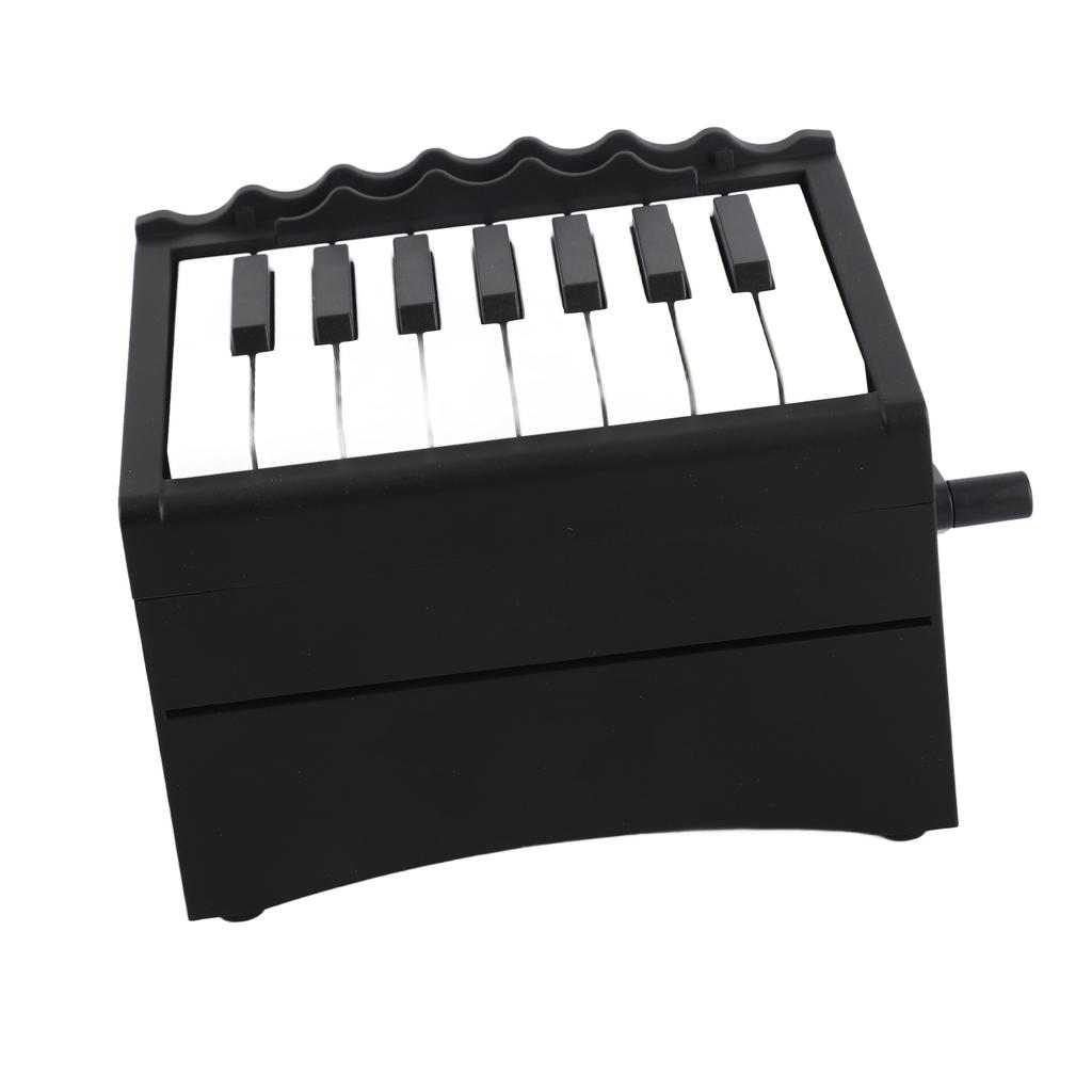Piano Calendar USB Rechargeable Playable Piano 52 Weekly Calendar Cards with Sheet Music Black