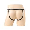 Sissy Dessous Herren O-Ring Perlen Jockstrap Taille Verstellbar Sexy Schrittloser G-String Tanga Offene Vorderseite Penis Loch Bikini Höschen