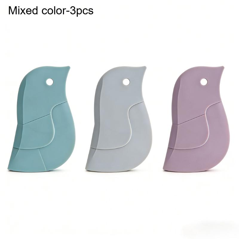 3pcs Household Kitchen Multifunctional Soft Scraper Dirt and Grease Cleaning Tool Silicone Scraper To Clean Pots and Oil Stains