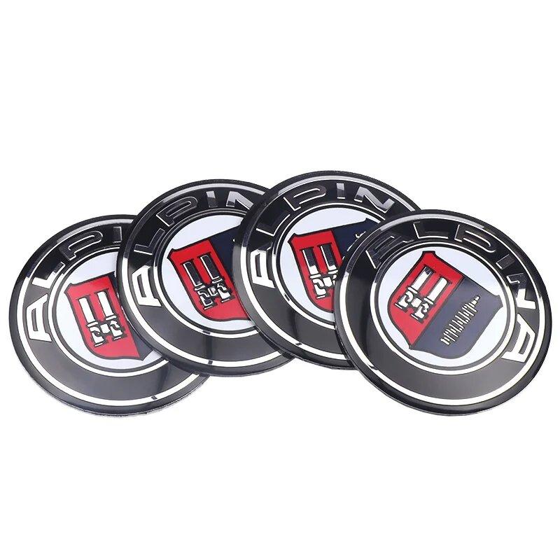 New Valve Caps For BMW Mini M F20 E60 G20 E36 E46 F30 E91 Performance G30 G20 M3 56/65mm Car Wheel Center Hub Cap Decal Stickers
