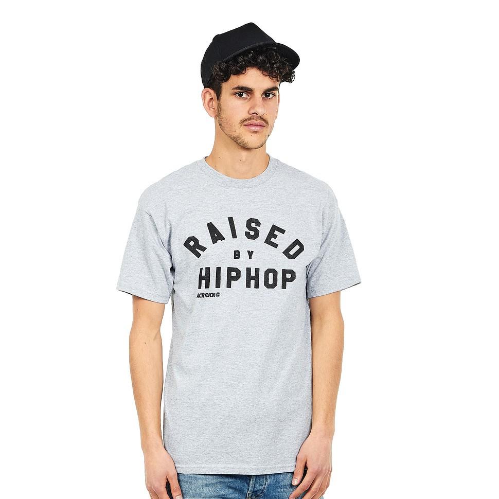 Acrylick Raised By Hip Hop T-Shirt Heather Grey M