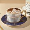 Bone China European Coffee Cup & Saucer Gift Set