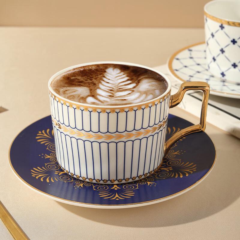 Bone China European Coffee Cup & Saucer Gift Set