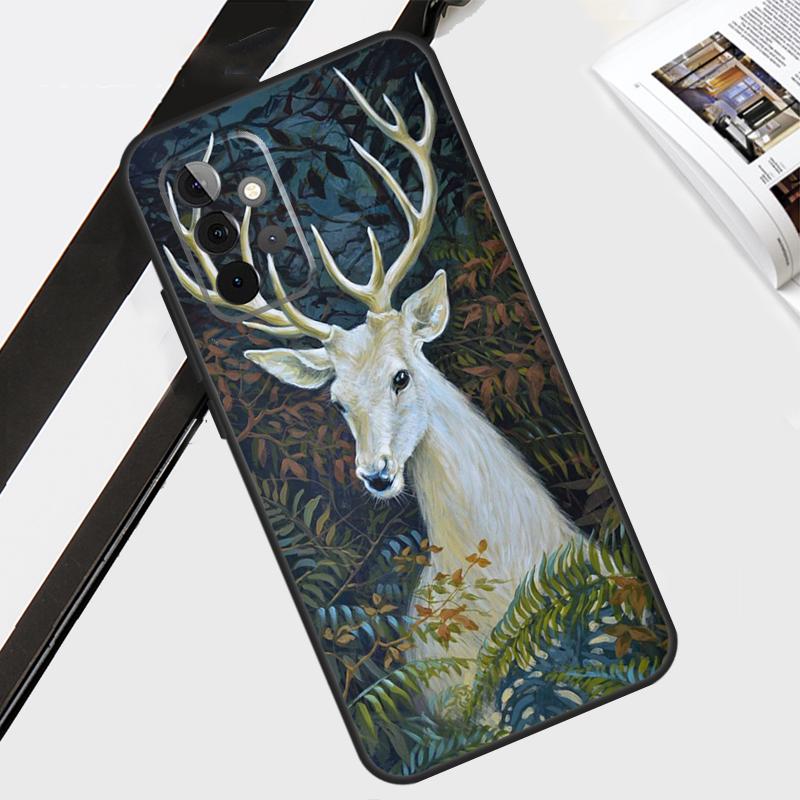 Etui z motywem zwierzęcym - jeleń do Samsung Galaxy A54 A34 A14 A56 A36 A26 A16 A06 A12 A22 A32 A52 A13 A53 A15 A35 A55