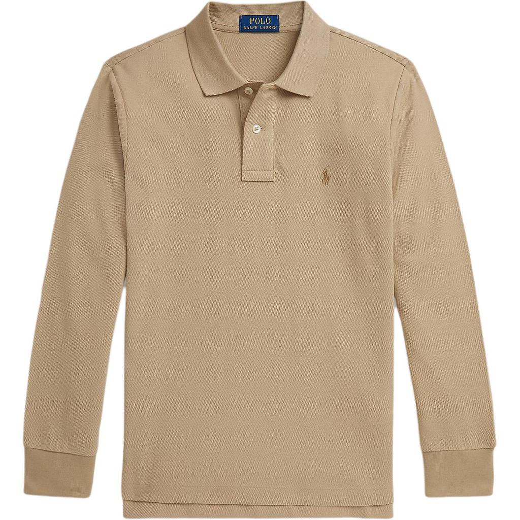 Polo Ralph Lauren Polo a Manica Lunga in Rete di Cotone Top Bambino 323703634-070
