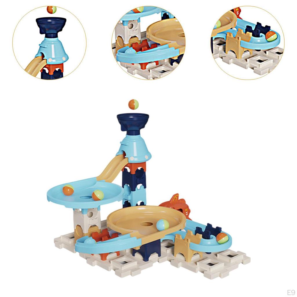 Race Track Building Blocks Set Construction Kit DIY Playset Gift Preschool Toy Educational Stem