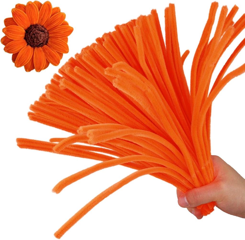 100/200/300 Pieces  Pipe Cleaners Chenille Stem, Pastel Candy Color Pipe Cleaners Set for Pipe Cleaners DIY Arts Crafts