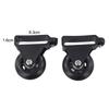 Telescopic Ladder Wheels PU Casters For Easy Movement Stability Indoor Outdoor Use Hand Tools Accessories